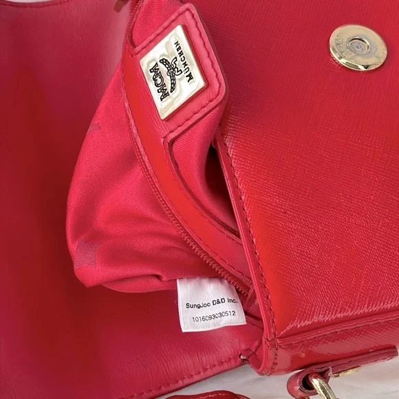 MCM Red Crossbody - Picture 16 of 17